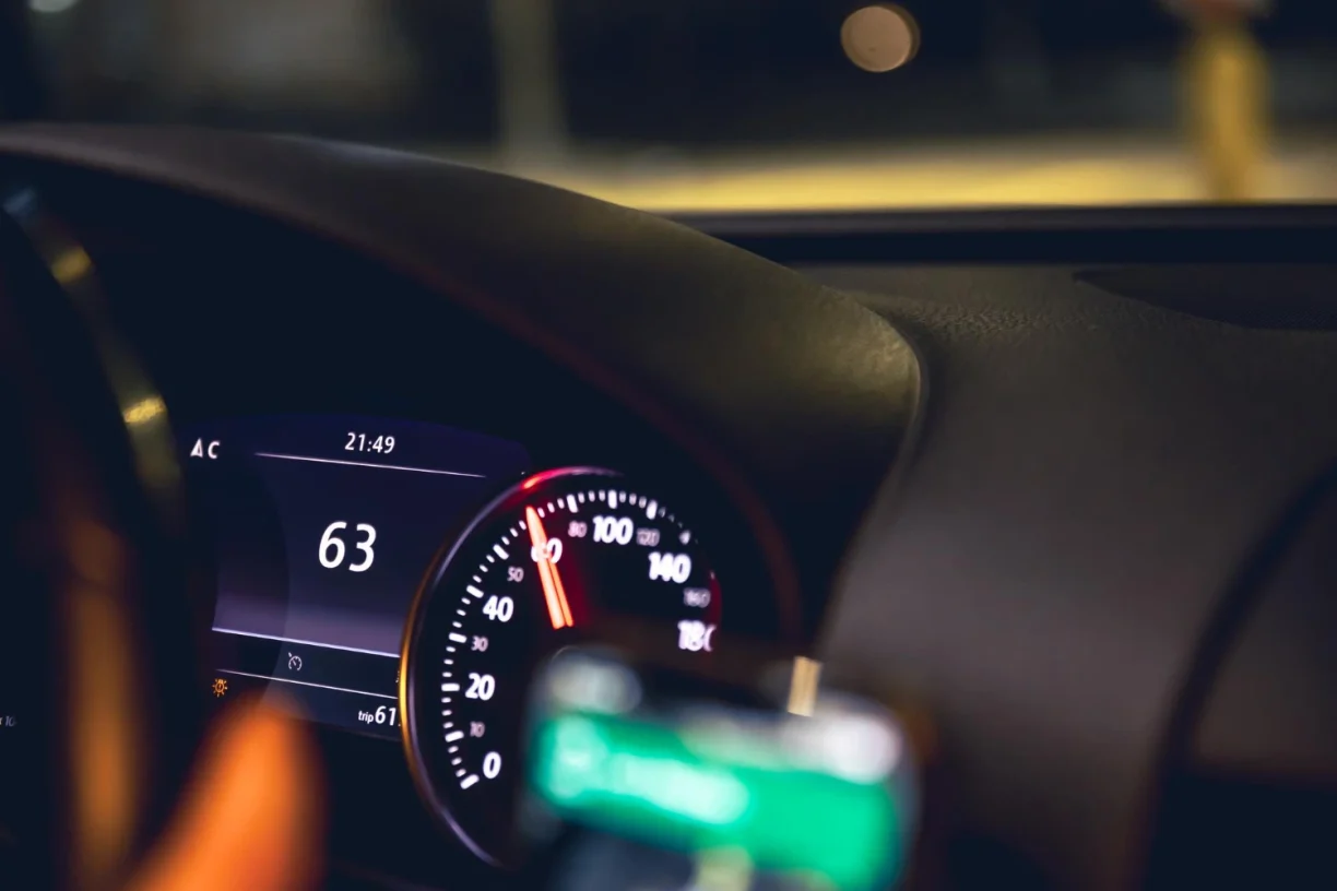 Car dashboard speedometer highlighting 2022 Chevy Equinox problems with electrical systems